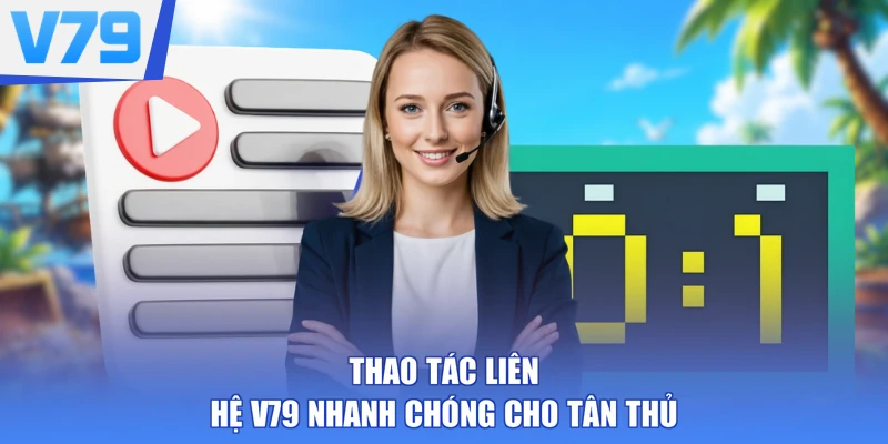Thao tác liên hệ V79 nhanh chóng cho tân thủ